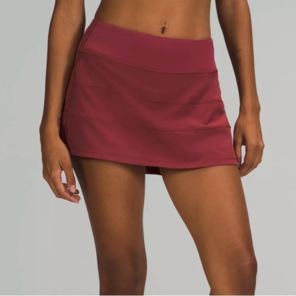 Lululemon Pace Rival Mid-Rise Skirt - Mulled Wine